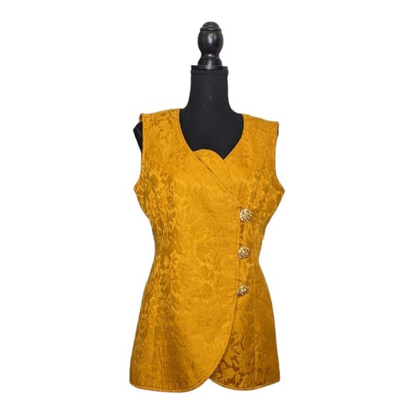 Albert Nipon Gold Vest - Picture 9 of 9